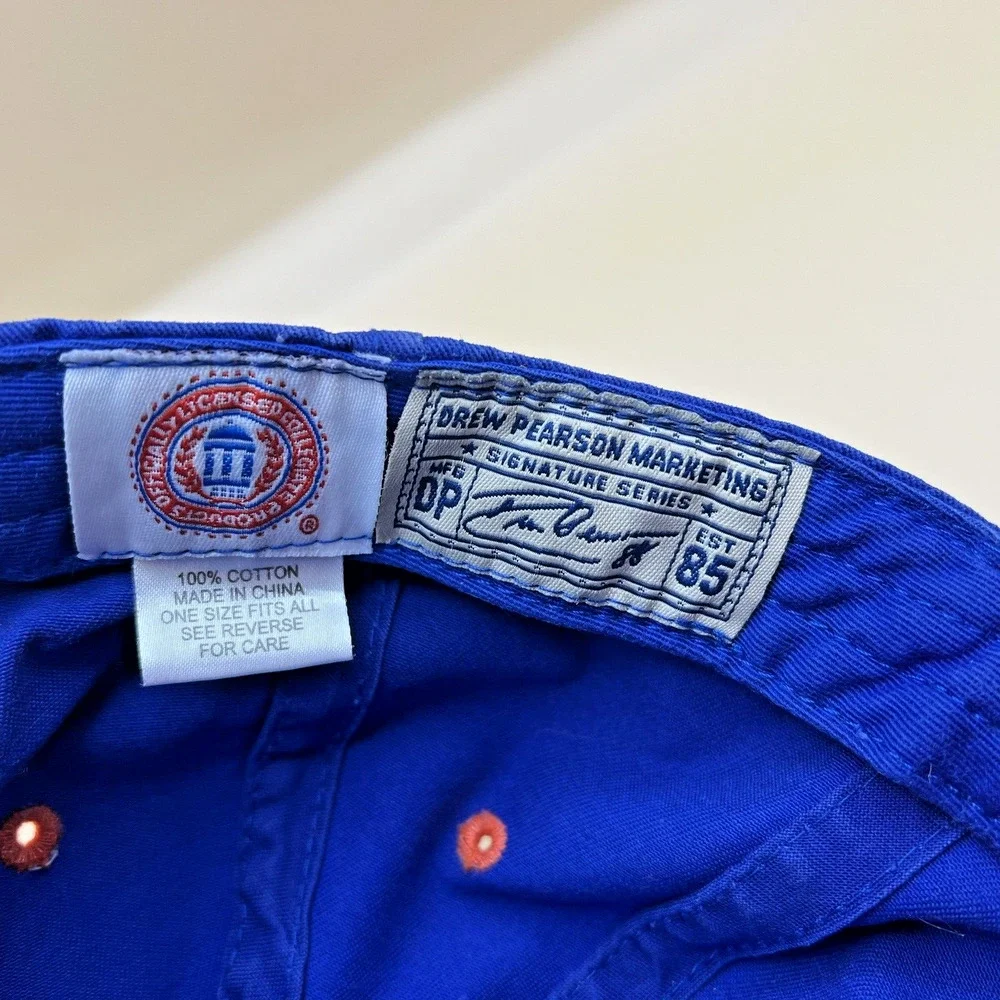 Vintage‎ Florida Gators Adjustable Hat Logo Blue Drew Pearson Swamp